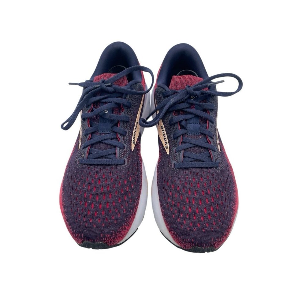 Brooks Ghost 16 Women Size 10 Peacoat Apricot Purple Running Shoe 1204071B422 - Picture 3 of 7